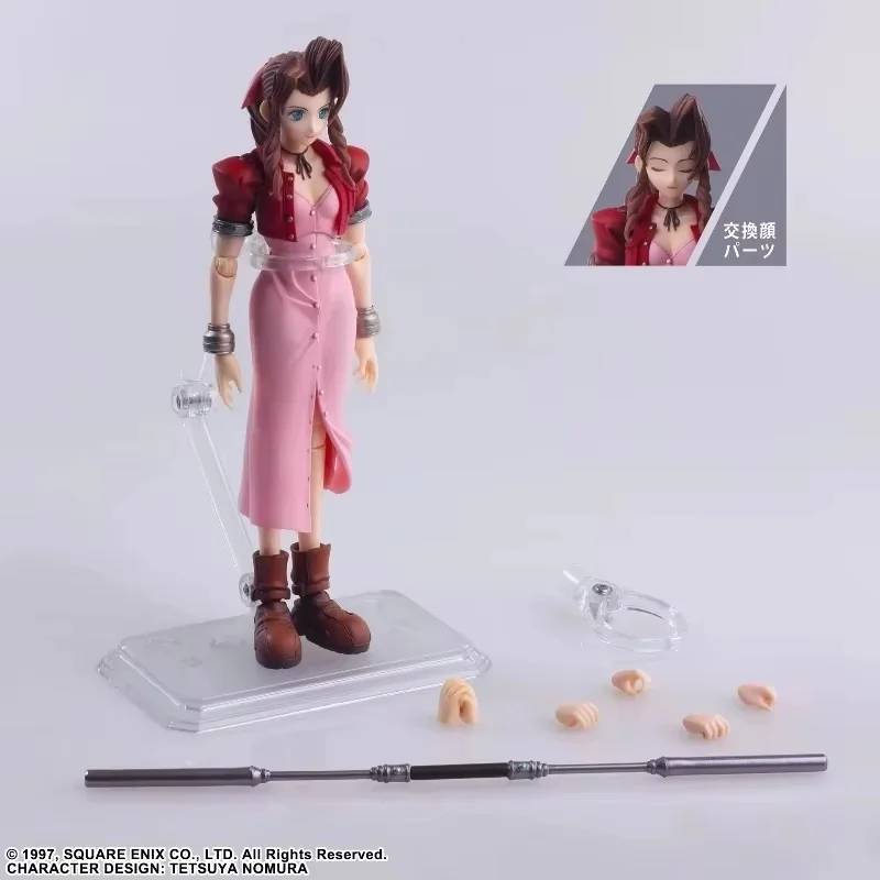 Bring Arts BA Final Fantasy 7 FF7 Alice Aerith Japanese Edition Handmade Square Action Figure Model Toy Gifts