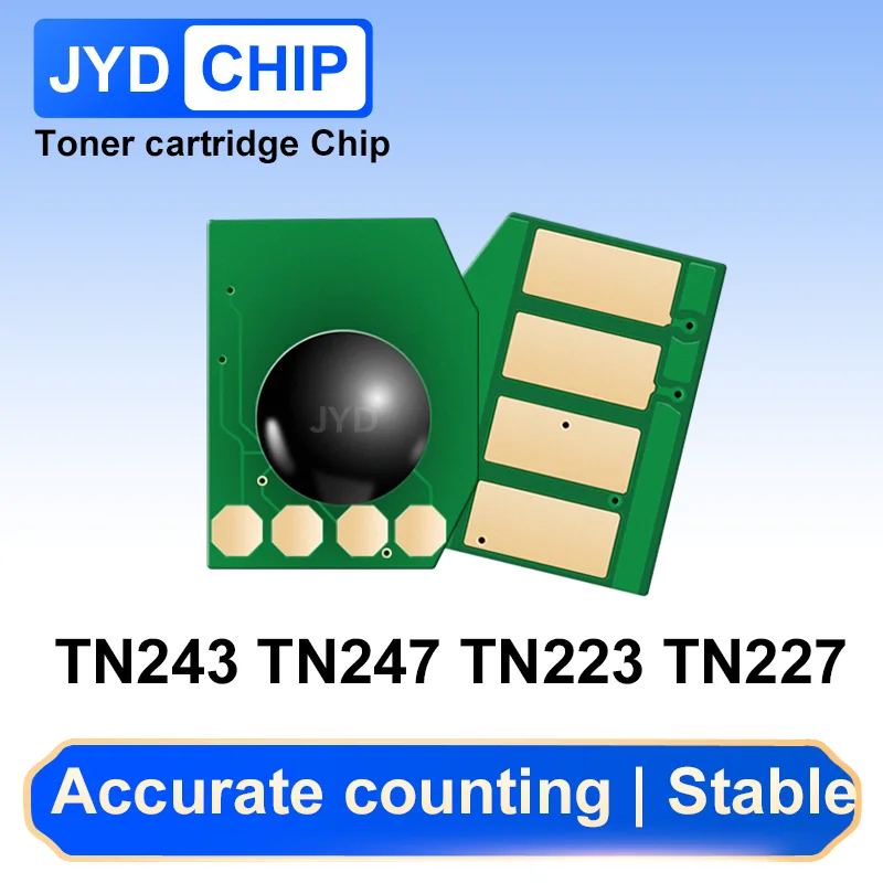 

TN223 TN227 TN243 TN247 Чип тонера для Brother DCP-L3550CDW L3510 HL-L3210CW L3730CDN L3770CDW L3750CDW Чип картриджа для отдыха