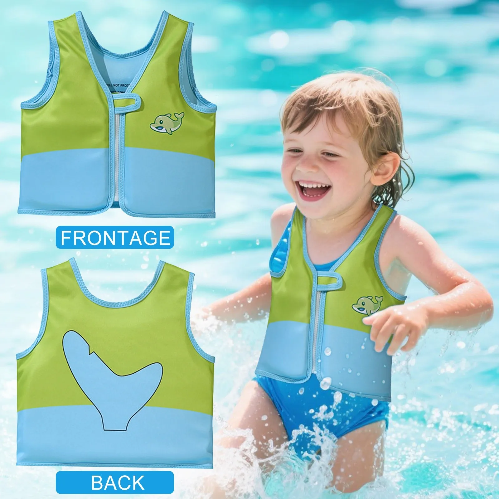 دائم الأطفال الحياة سترة الصغار السباحة سترة الأطفال السباحة المعونة الطفو سترات عائمة حمام سباحة سترة المعدات