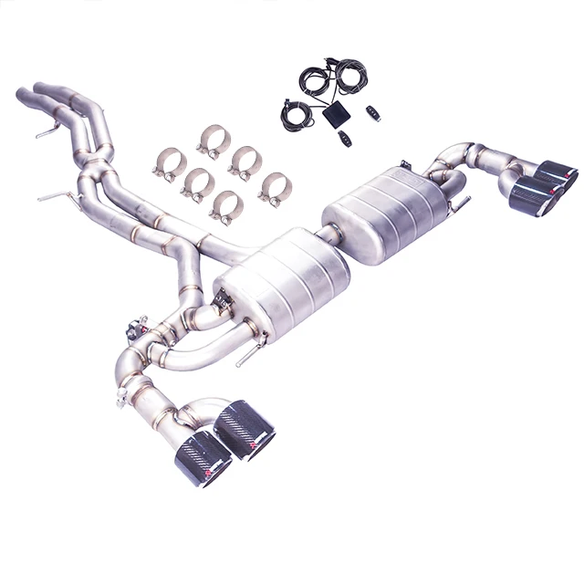 

Suitable for 2019-2023 Porsche Cayenne 3.0T Catback with Valve Exhaust System Muffler with Downpipe