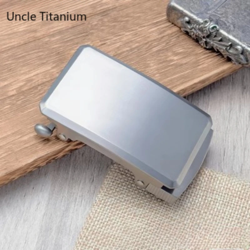 

35/38mm Nickel Free Solid Toothless Automatic Buckle External Wear Type Anti-Allergy Men's Business Casual Belt Buckle cool