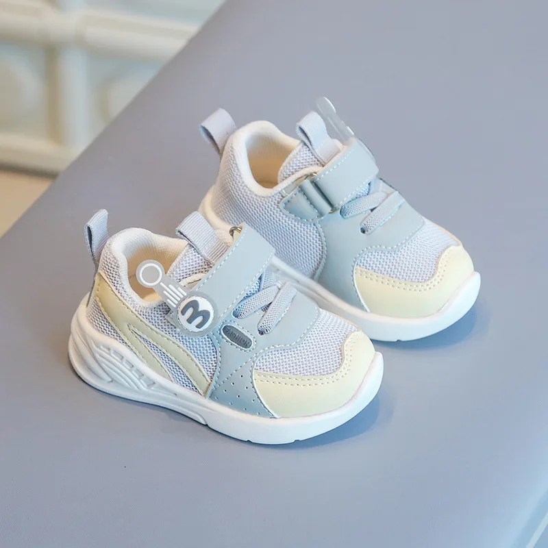 Baby Kleinkind Schuhe Coolname Sneaker Frühling und Herbst Jungen und Mädchen weichen Boden rutsch feste kleine Kinder Turnschuhe Mesh Babys chuhe