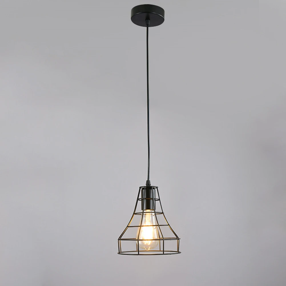 

Wrought Iron Metal Pendant Light Ceiling Restaurant Pendant Light Single Head Loft Vintage Home Bar Shop Decor