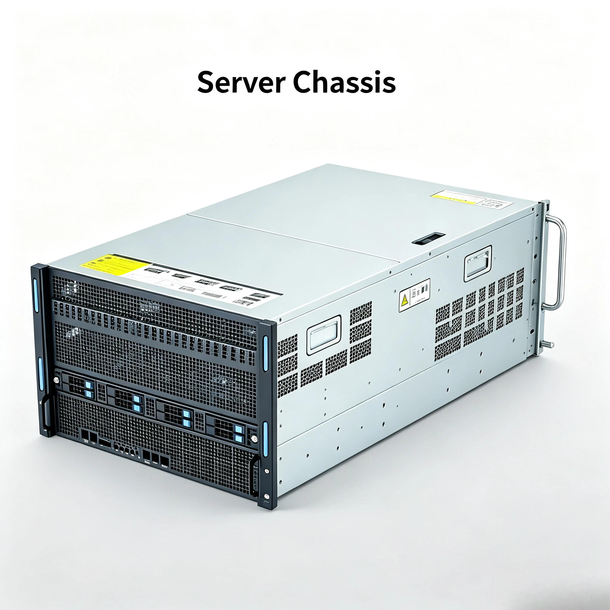 7U PCIe Gen5 GPU Server Chassis, Support 8-GPU /10-GPU RTX4090, AI Computing & Video Rendering Storage Case, ATX, Cooling Fans