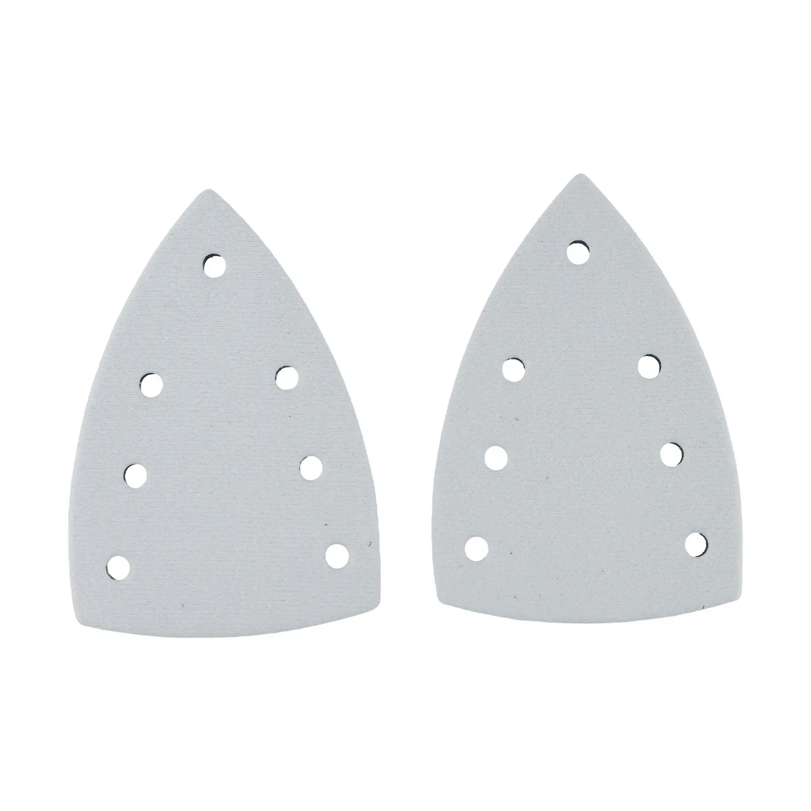 2pcs/set Sanding Pad And Triangle Grinding Disc 7 Hole Sandpaper Backing Pad Sanding Machine Parts Power Tool Accessories