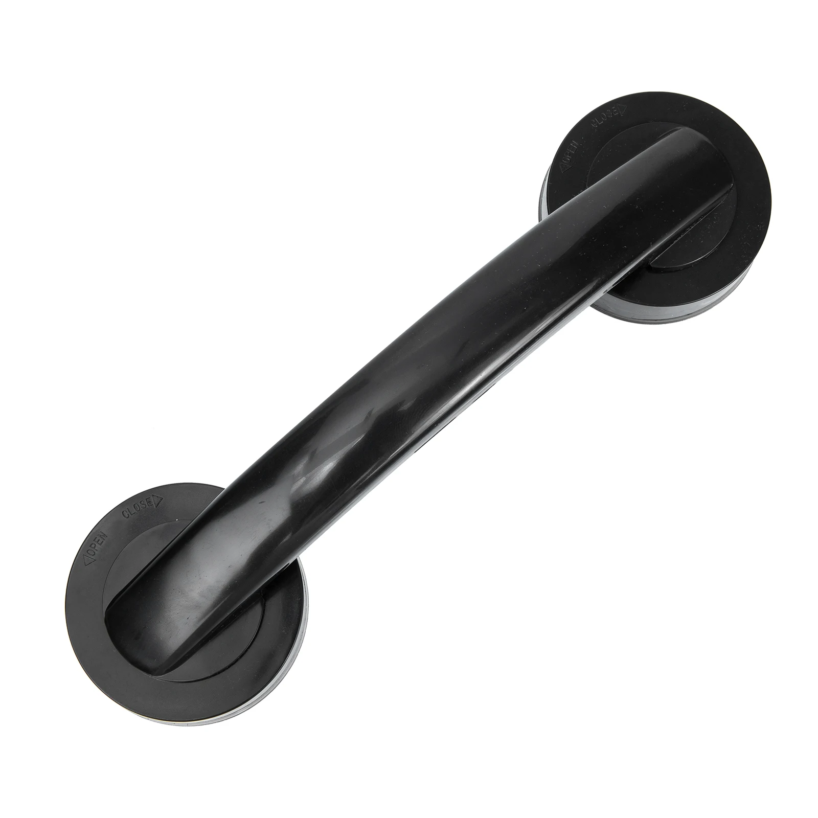 

Bathroom Suction Cup Handle Black Large Grab Bar for Shower Kitchen Glass Door Adhesive Knobs Balance Assist Safety