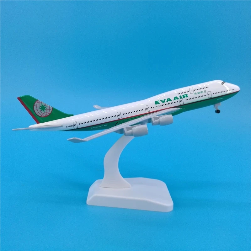 

Scale 1/400 Aircraft Model 20cm for Taiwan EVA Air 747 B747 Simulation Aircraft Model Die-cast Aircraft Model Collection