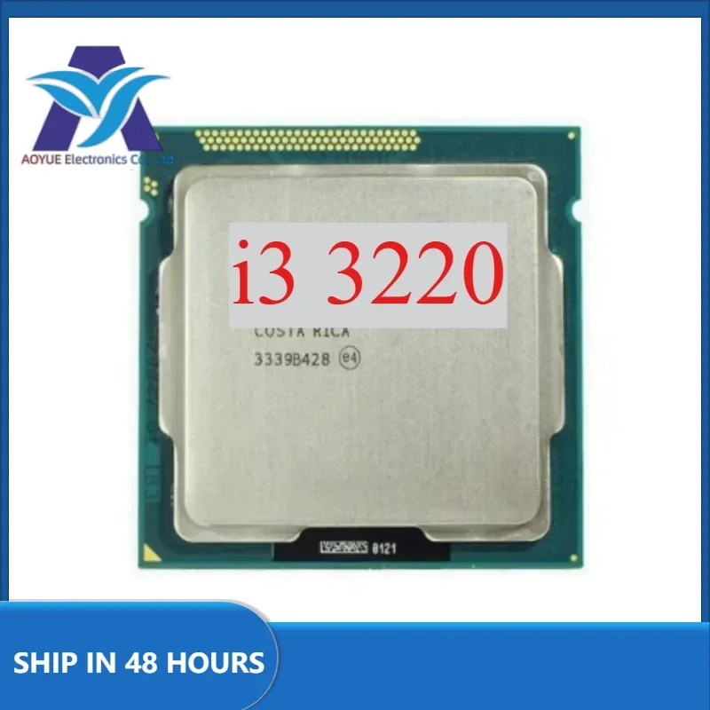 1pcs Intel Core i3 3220 Dual Core 3.3GHz LGA 1155 TDP 55W 3MB Cache With HD Graphics Desktop CPU Used