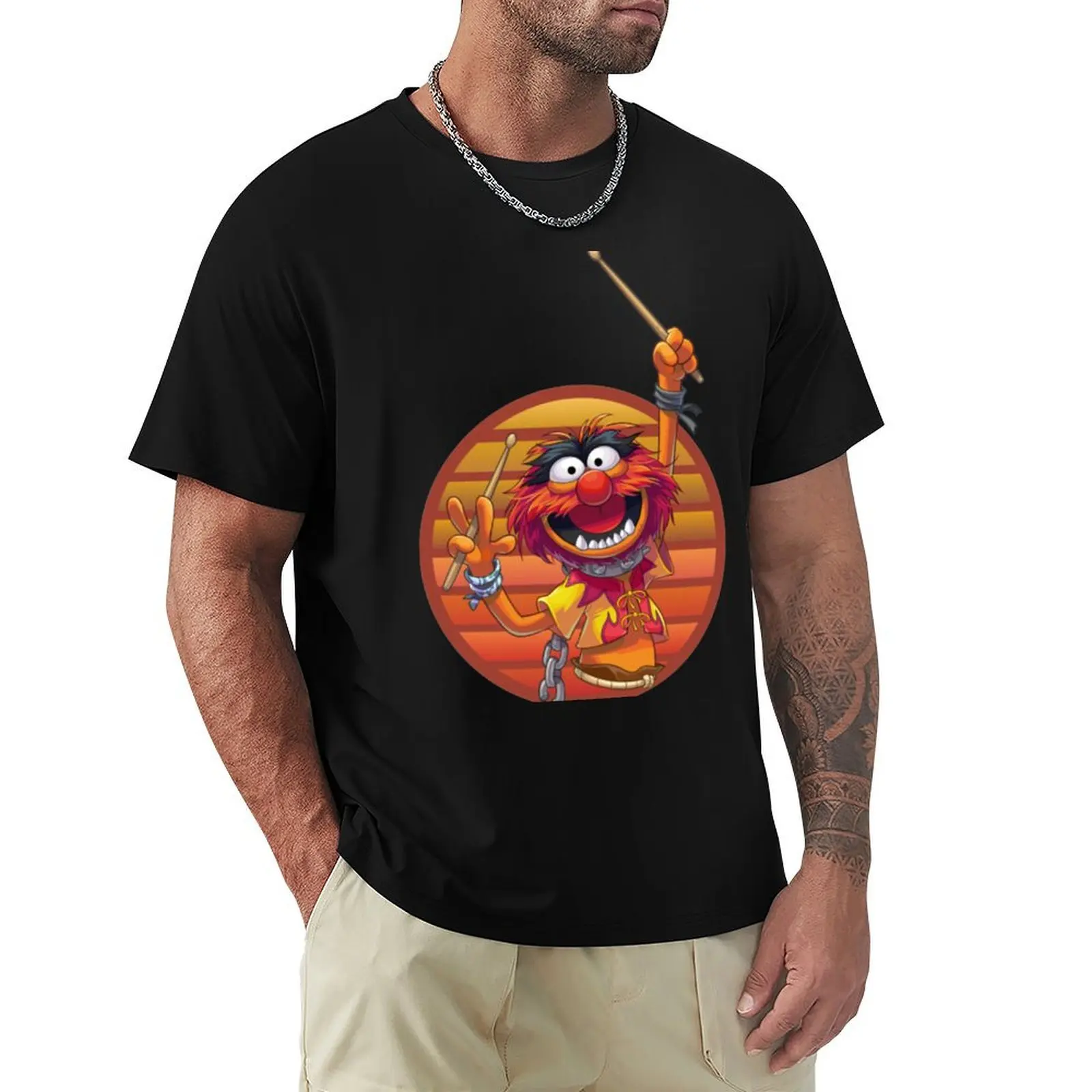 Vintage Muppets Emotional T-Shirt Cool Feeling Summer Tee Shirt