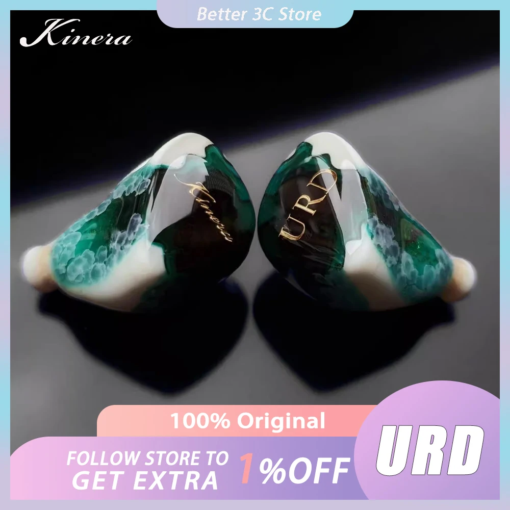 Kinera URD 2DD+1BA+2EST Hybrid Drivers In-Ear Earbuds Earphone 2.5/3.5/4.4mm Plug 2Pin 0.78mm Cable Headset Custom Birthday Gift