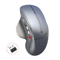 2.4G Wireless Mouse Ergonomic Vertical Mice Side Metal Roller Gaming Mouse For Official Home Laptop Computer PC