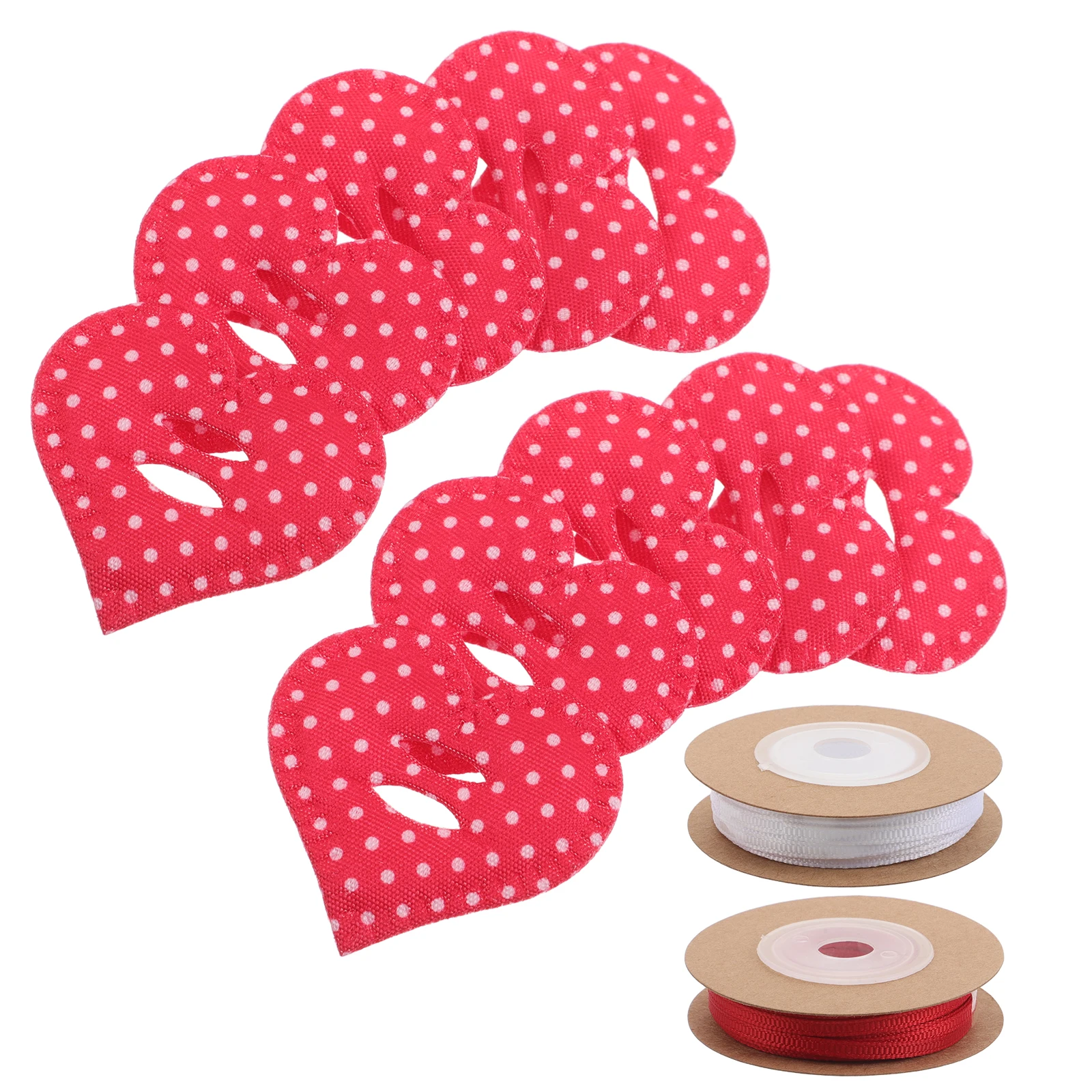 

Crafts Love Handmade Accessories Valentine Heart Cutout Set Valentines Day Decorations Charms Hearts for Cutouts