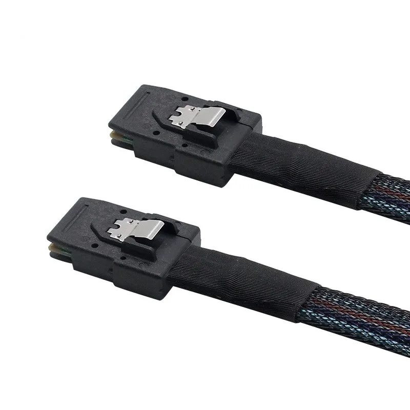 2pcs Minisas SFF8087 To 8087 Connector Data Cable Server Connection Line 650mm Length 6gb High-speed Array Card Raid Cable