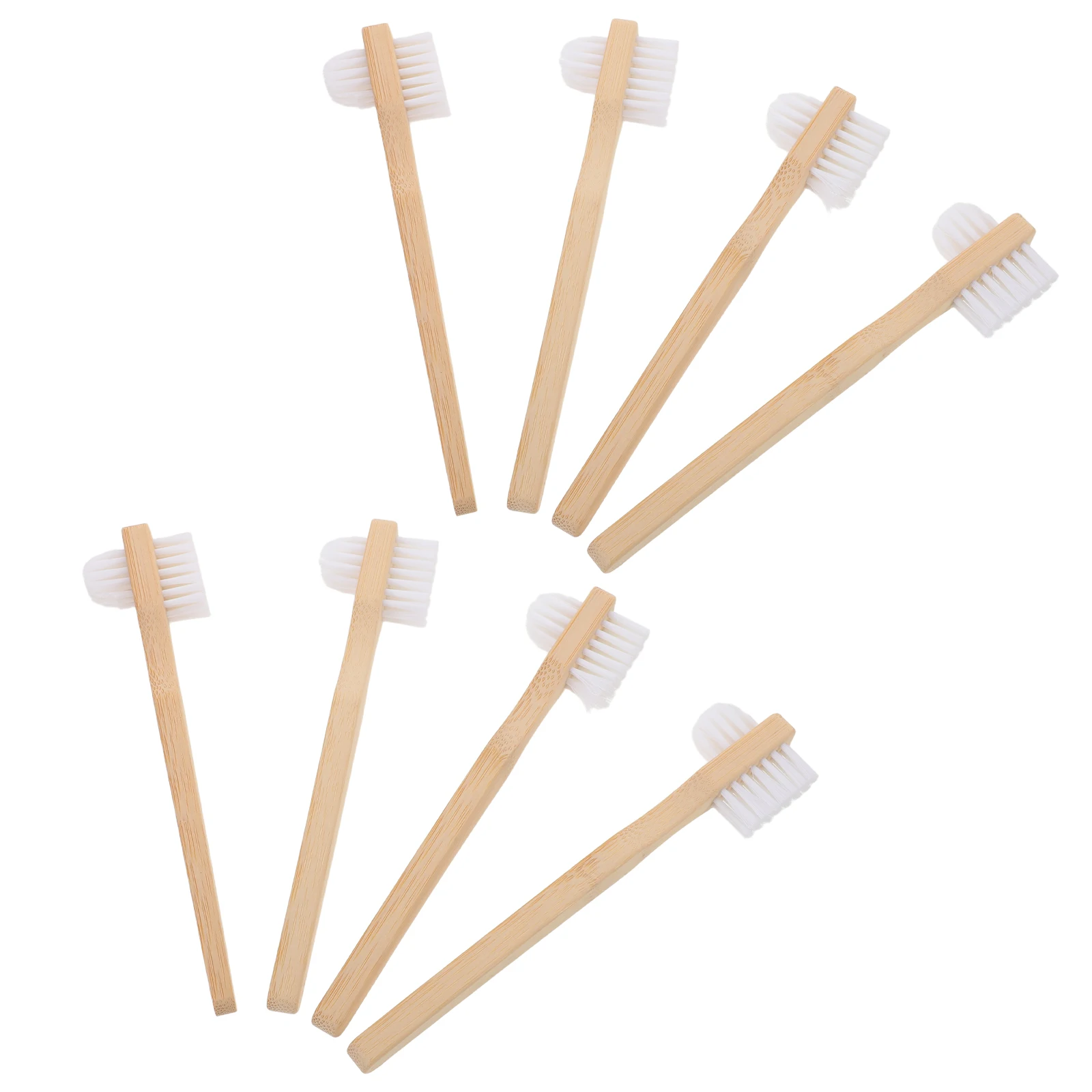 

Ergonomic Handle Nylon Medium Hard False Toothbrush Soft Bristles Ideal for Sensitive Teeth and Gums Daily Oral Care