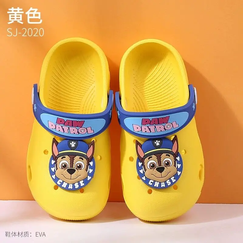 Original Paw Patrol Cartoon Sandals Children Creative Comfortable Slippers Summer Lovely Outdoor Hole Shoes Non-slip Kids Gift