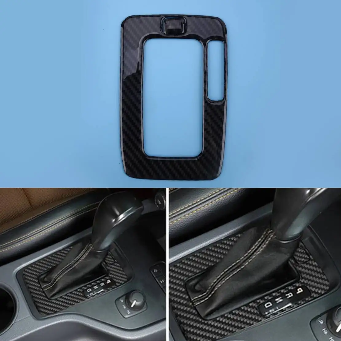 Carbon Fiber Gear Shift Panel Cover Trim Frame Fit For Ford Ranger 2013 2014 2015 2016 2017 2018 2019 Right Hand Drive