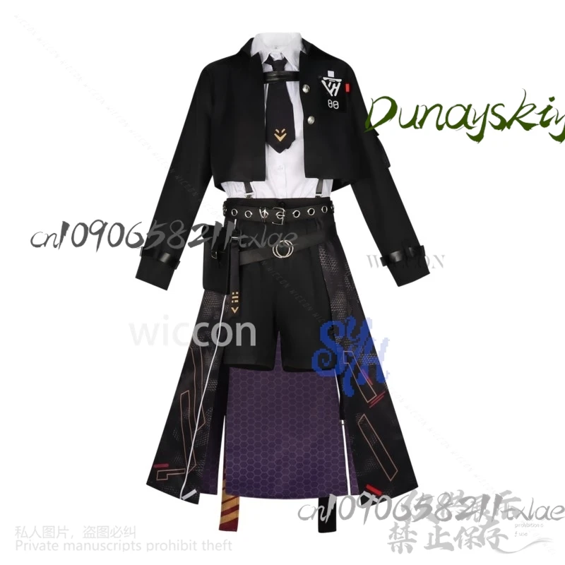 أنيمي لعبة الحب والمساحة العميقة تأثيري البطلة الأسود الشرير معطف فستان سترة النوم الظل لوليتا الباروكات حفلة الهالوين مخصصة