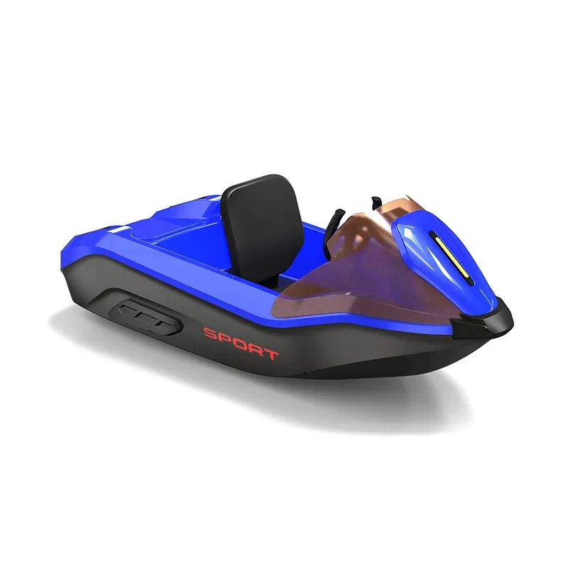 Ocean Water Sports Mini Jet Ski 15Kw Powered 45Km/H Speed Go Karting E Boat Racing Tiny Family Holiday Small  Jet Boat