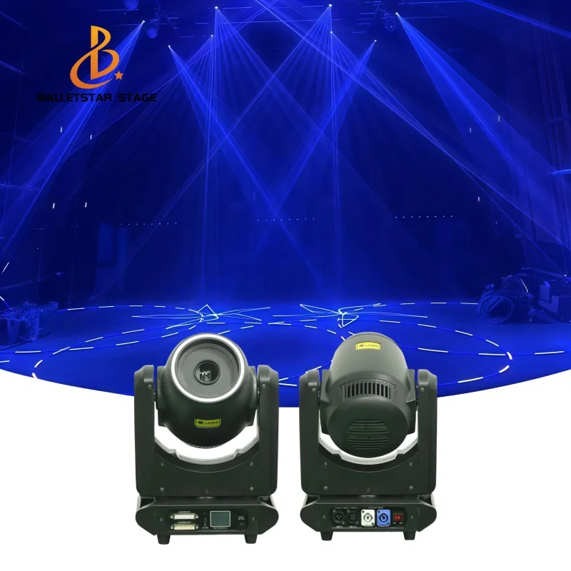 10W RGB Laser Moving Head ILDA 3D Full Color Lighting For DJ Animation In Night Clubs And Parties