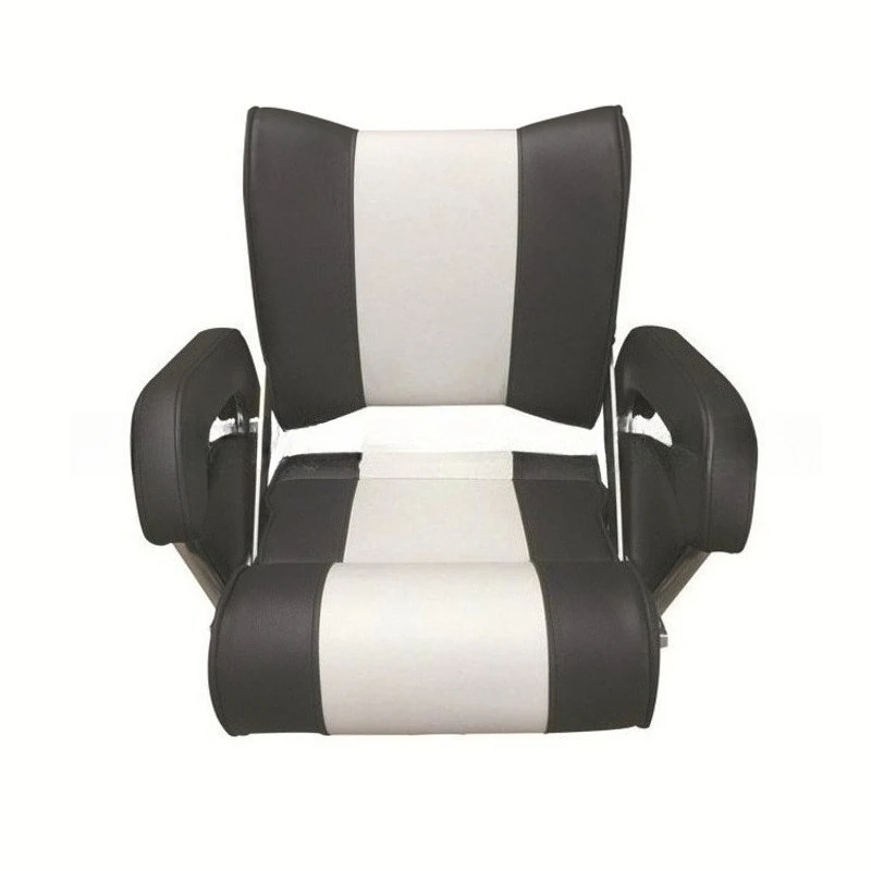 Aluminum alloy boat rubber boat yacht FRP boat seat with armrest outer rotating mobile folding fishing seat