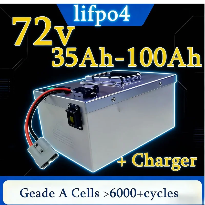 

Аккумулятор LiFePO4 72В – Максимальное улучшение мощности. Высокая производительность для троллинговых моторов, гибридных мотоциклов и гольф-каров. 40
