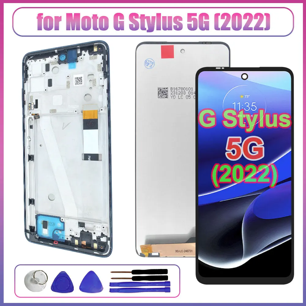 Pantalla LCD para Motorola Moto G Stylus 5G 2022, Pantalla Táctil Digitalizadora para Moto G Stylus 5G 2022 XT2215-1 XT2215-4