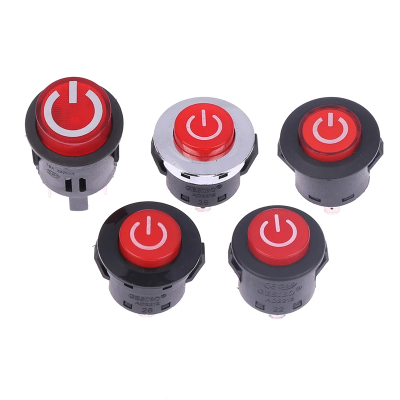 One Button Start Switch For Children's Electric Car 3-pin Power Switch For Baby Battery Car