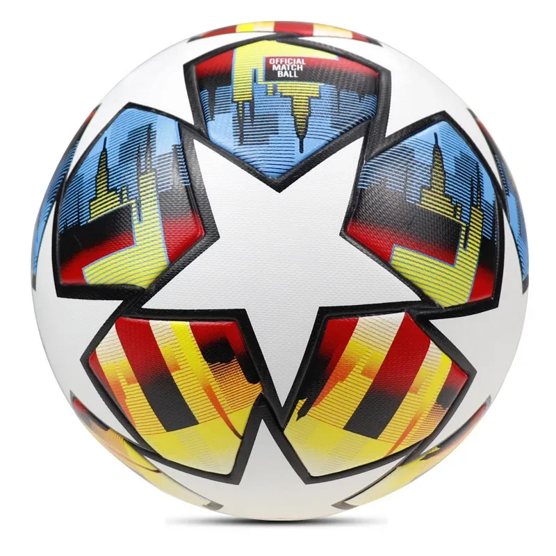 Newest soccer football footy training ball Size 5 PU Indoor football Match ball outdoor football for men women