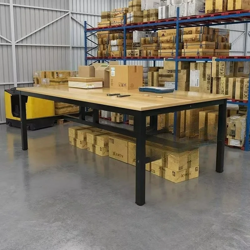 Factory Direct 2026 Top Rated Workbench Double-layer express packing table Packaging table Three-layer workshop Factory assembly