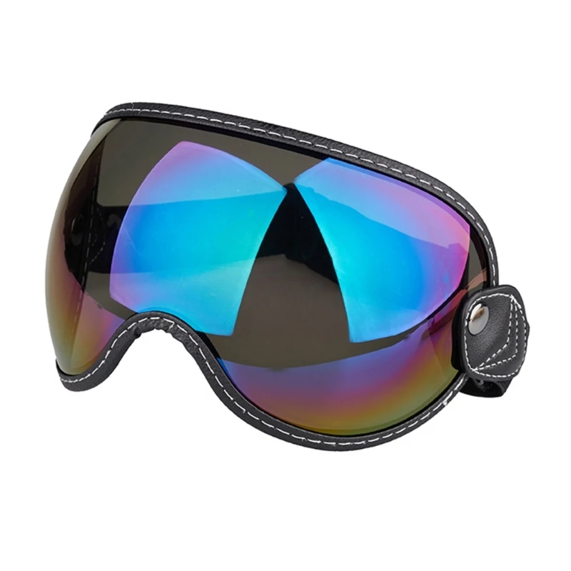 Lunettes d'équitation de moto, verres à bulles, coupe-vent, lunettes de protection des yeux, lunettes de soleil confortables pour les sports de plein air, 1PC