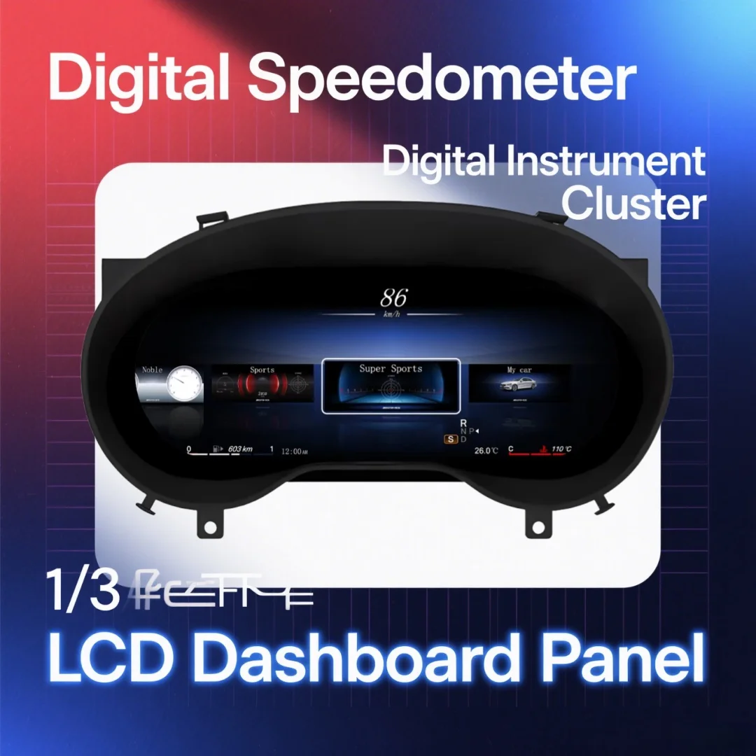 Digital Dashboard Panel Virtual Instrument Cluster CockPit For Mercedes Benz A C R G  Class  2006 - 2018 LCD Cluster Speedometer