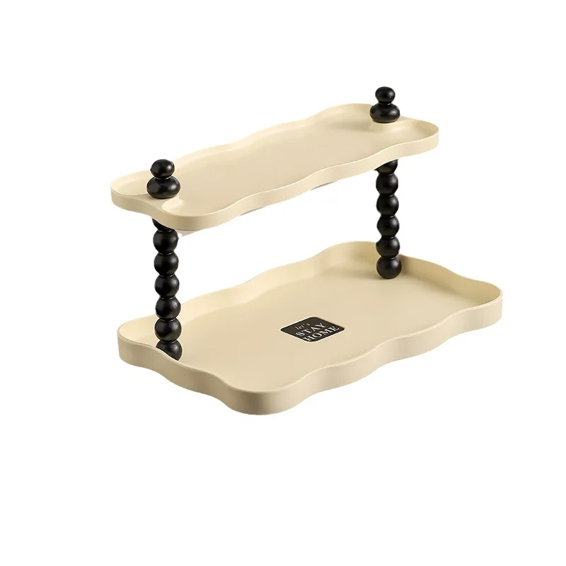 

Cup desktop shelf retro living room bathroom washstand shelf bedroom makeup skin care products