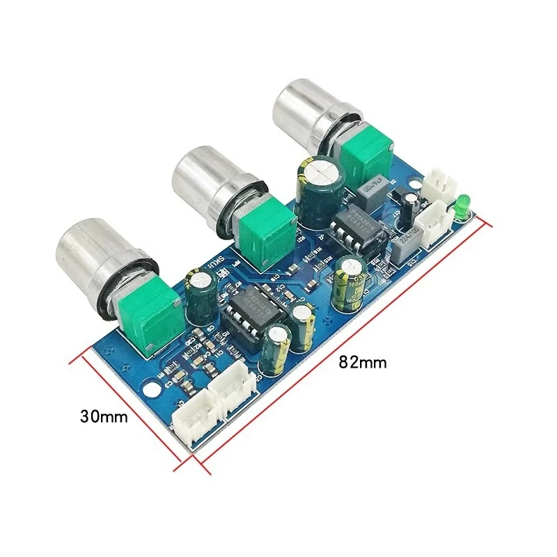 1 piece DC 12V-24V low-pass filter NE5532 Subwoofer 2.1CH/preamplifier board module