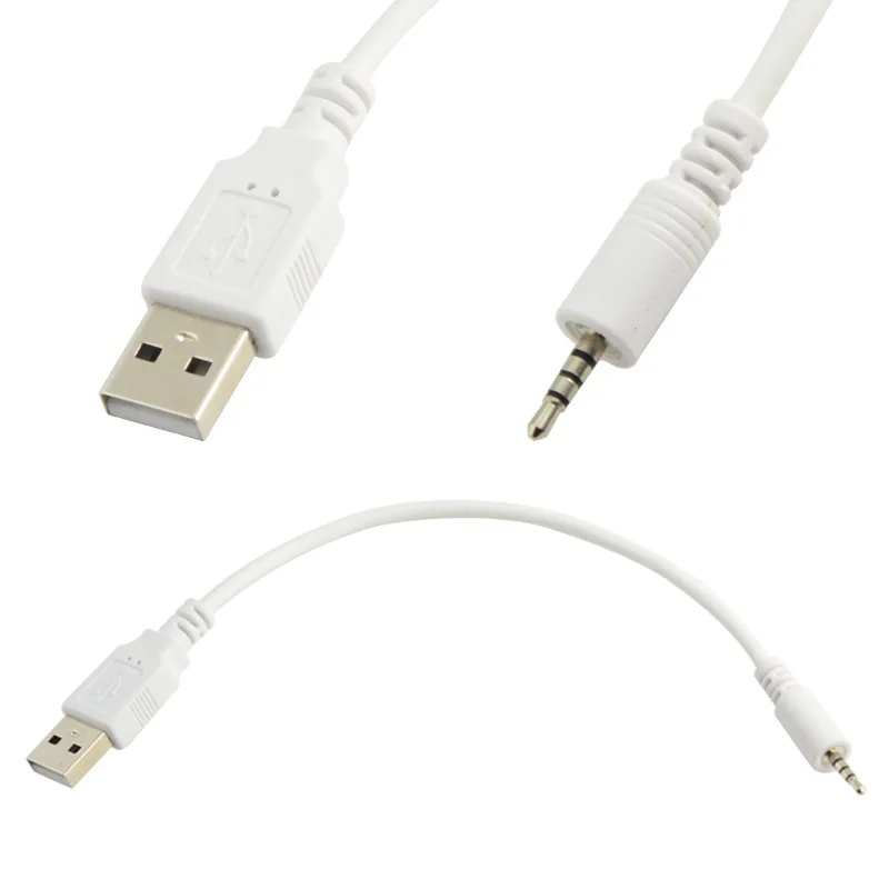 Zegarek szpiegowski interfejs kabel USB 2.0 do 2.5mm wtyczka Jack przesyłanie plików MP3/MP4 ładowanie audio konwersja danych kabel Bluetooth — zdjęcie produktu 5