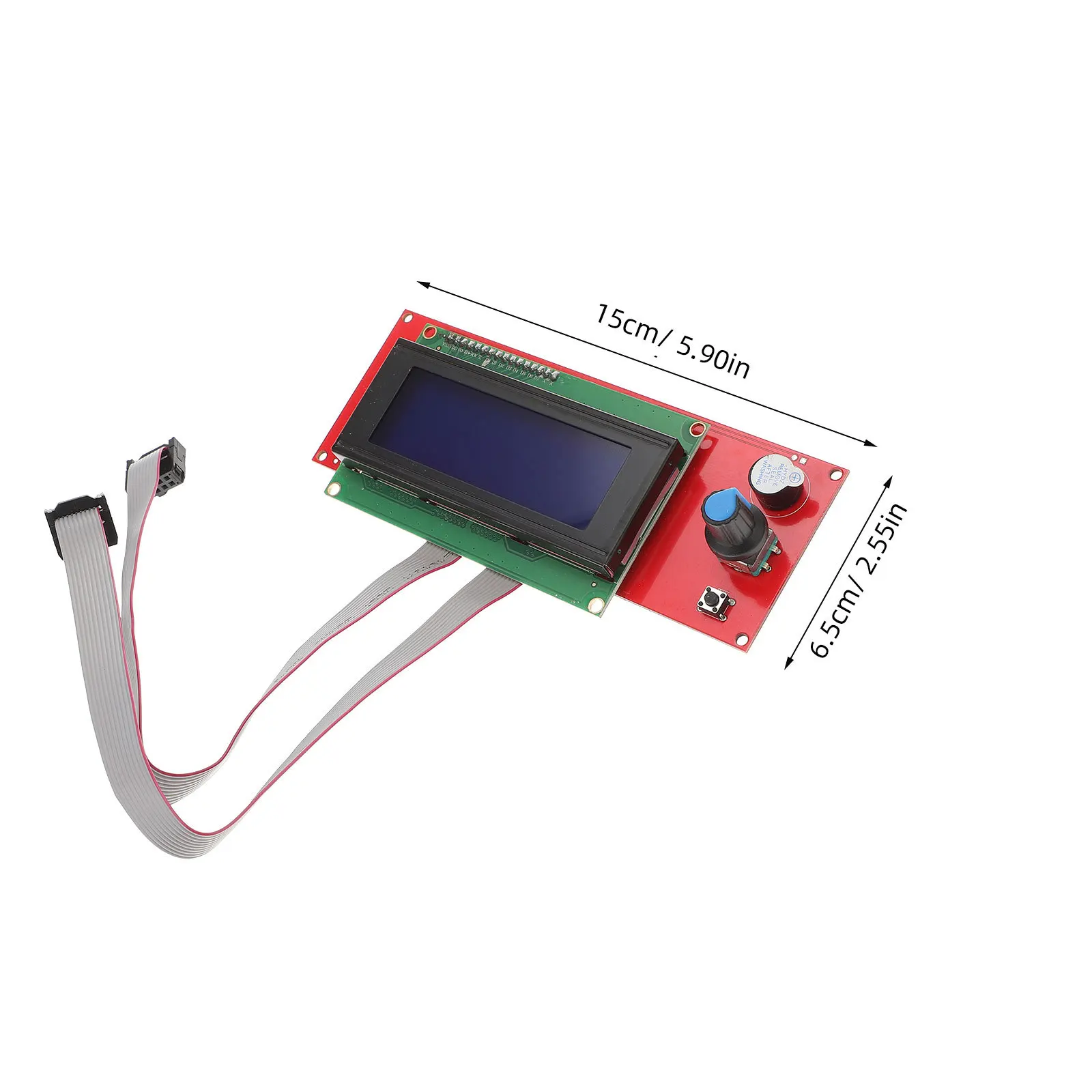 Lcd2004 Scherm Voor 3D Printer Ramps Ondersteuning Ingebouwde Encoder 5-Tasten Menu Aanpassing Controller Module 3D