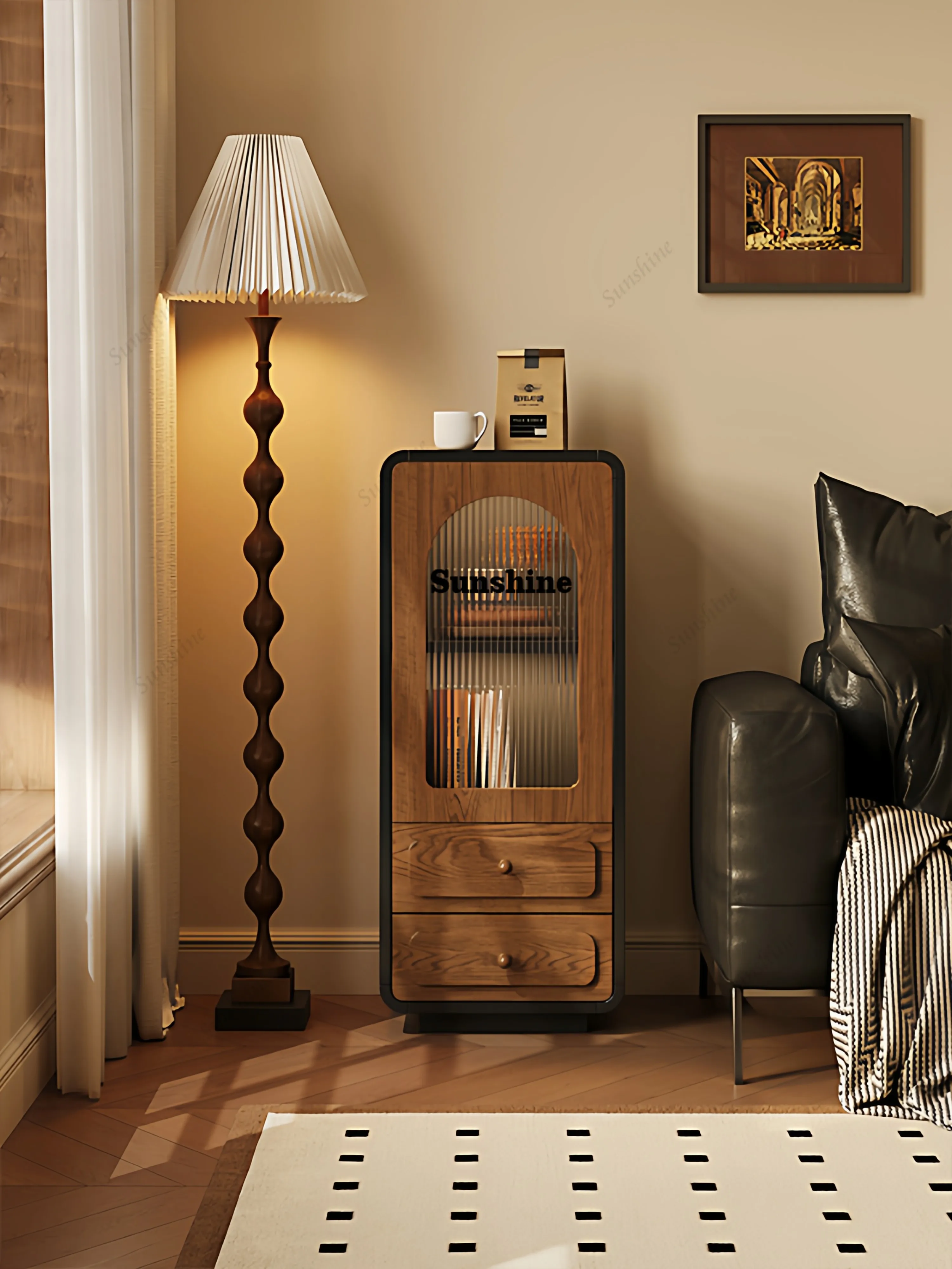 

Средневековый буфет, тумба для гостиной, шкаф-комод от стены до стены, узкий небольшой шкаф у стены