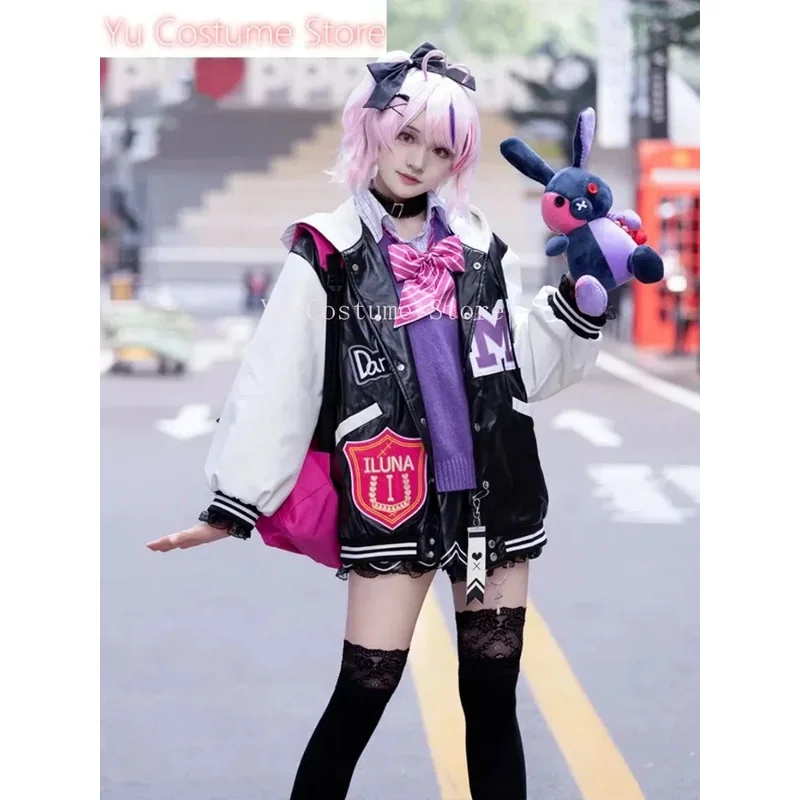 마리아 여섯 번째 학기 학생 반기념일 코스프레 의상 게임 애니메이션 파티 유니폼 할로윈 역할극 의상5;c,8'z,6.k;
