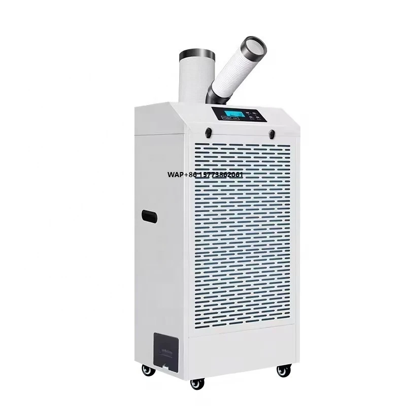 Climatiseur industriel portatif de refroidisseur de tache de 1000W 220V 400m3/h avec des moteurs de ventilateur de cc de réservoir d'eau de 8L