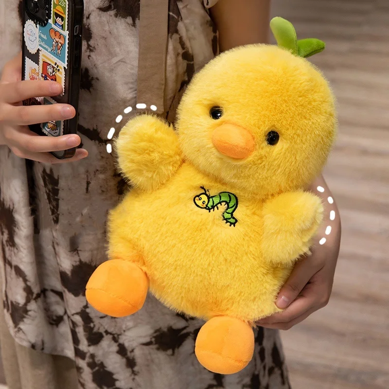 20/30cm Cute Yellow Chick Plush Toy Yellow Duck Plushies Doll Soft Stuffed Animal Chicken Toys Gift for Kids Children Home Decor
