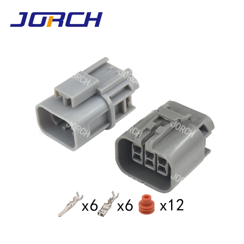 6 Pin 2.8MM Series Waterproof auto Ignition Harness Connector For SR20DET S13 180sx S14 S15 7122-1864-40 7223-1864-40