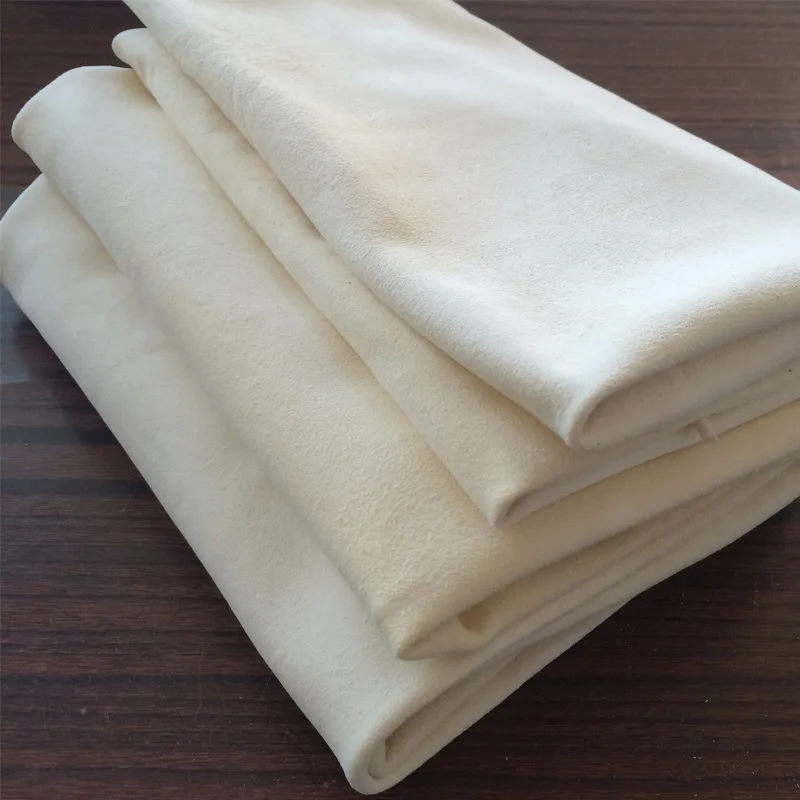 Natural Chamois Car Care Cleaning Cloth Genuine Sheepskin Wash Rag Suede Ultra Absorbent Quick Dry Towels for Car Wash Accessori