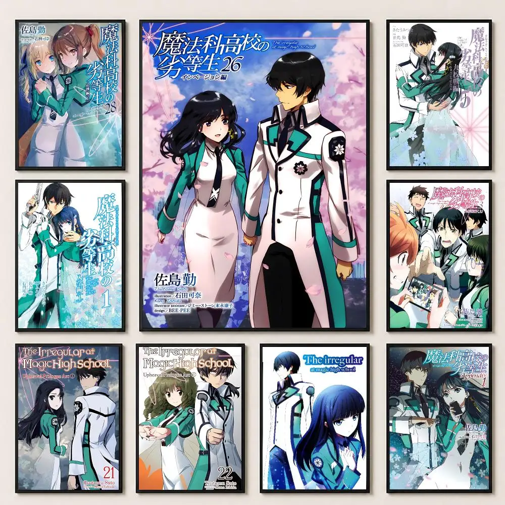 anime The Irregular at Magic High School Poster Poster HD Printing Premium Style for Home Decor for Bedrooms Hallways Cafes Gift
