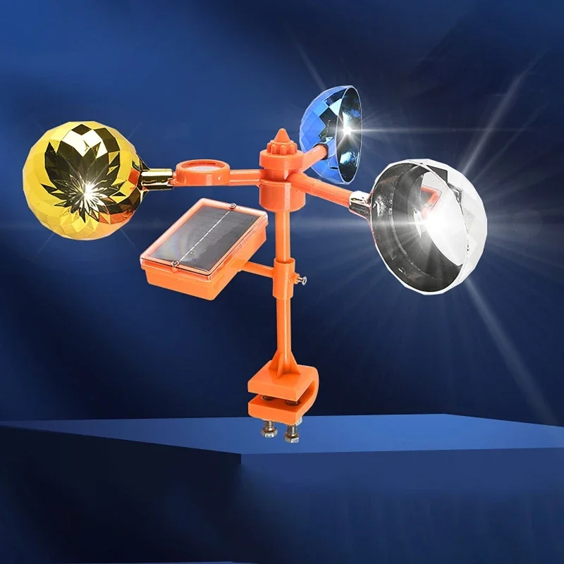Solar Voice Bird Repeller Intelligent 360 Degree Rotating Farm Reflector Orchard Waterproof Solar Energy Bird Repelling Device