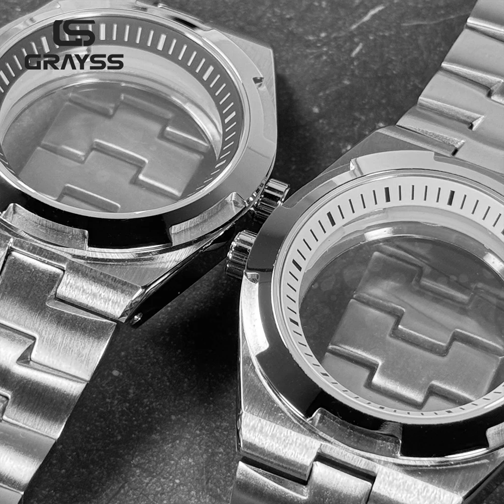 صالح في الخارج سلسلة ساعة حافظة 41 مللي متر NH34 NH35 NH36 NH70 NH72 حركة أنيقة ساعة رجالي جزء وزارة الدفاع للقرص 28.5 مللي متر