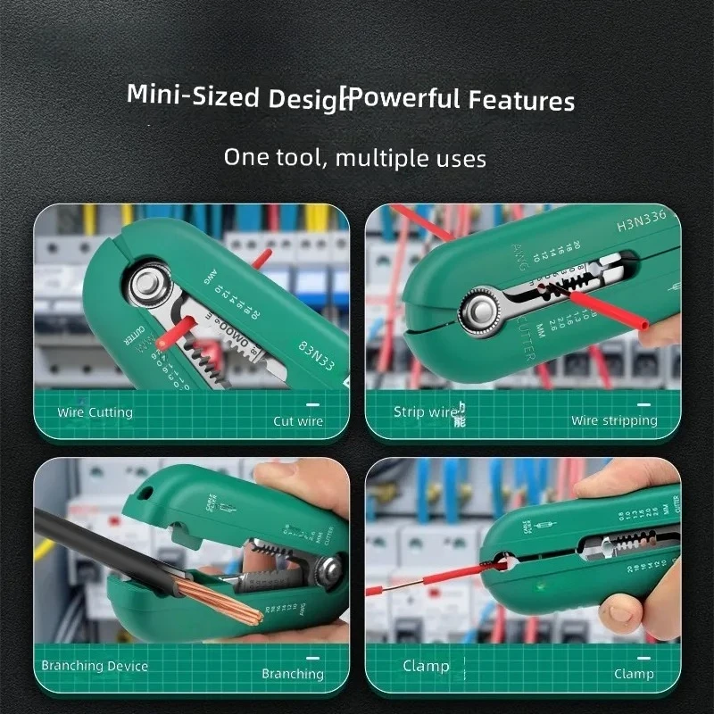 for Wire Stripper Electrician Special New Pliers Industrial Grade Trimmer Multi Function Cable Stripper