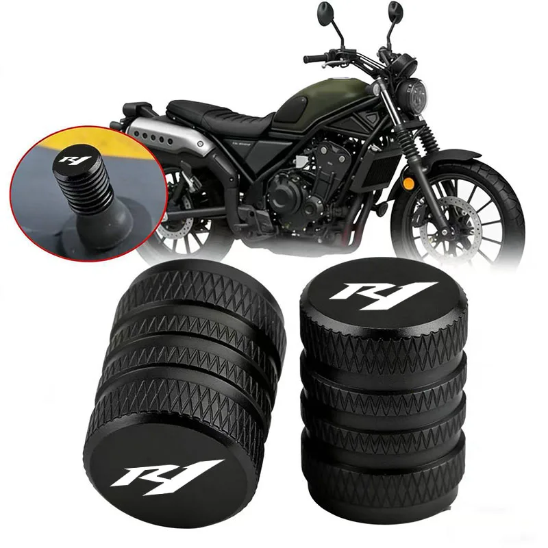 

Motorcycle Tire Valve Cover Aluminum Alloy For YAMAHA YZF R1 R1M R1S YZFR1 2003 2004 2008 2008 2010 2014 2020 2021 2022 2023