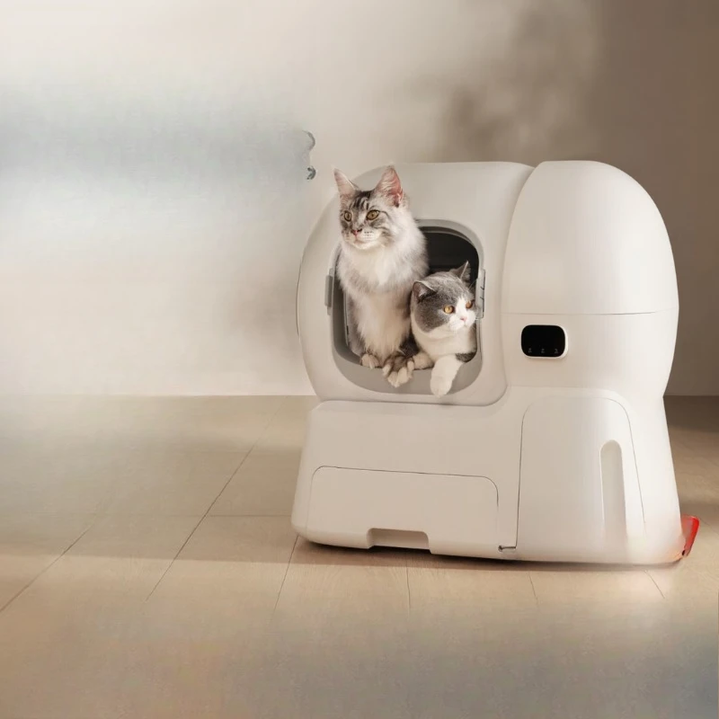 Intelligent automatic cat litter box cat toilet fully enclosed automatic shit shoveling machine one-click sand replenishment and