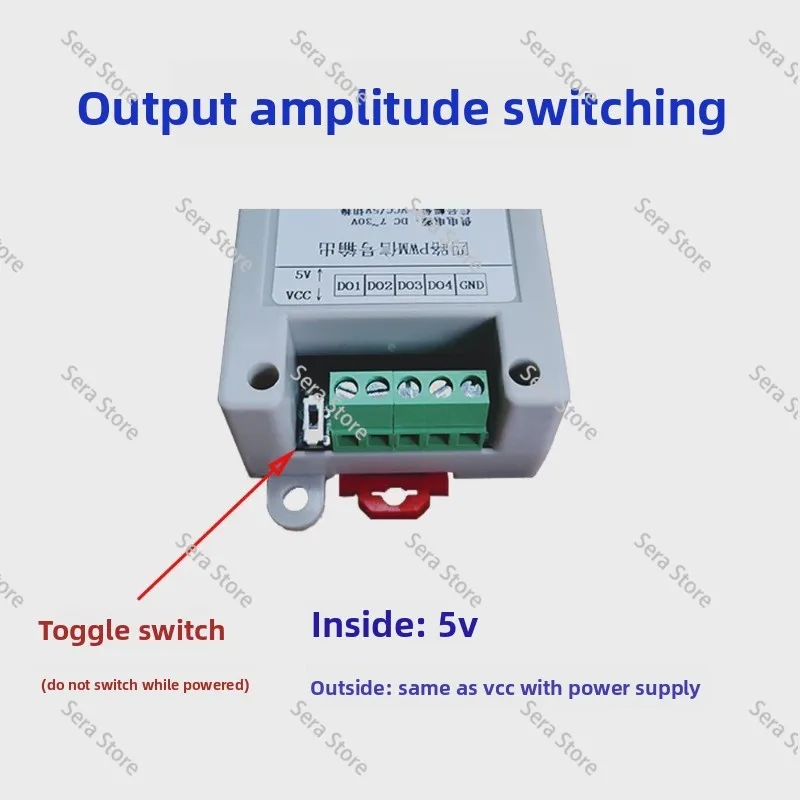 Suitable for 485 rpm PWM signal output pulse frequency duty cycle adjustable speed stepping brushless servo