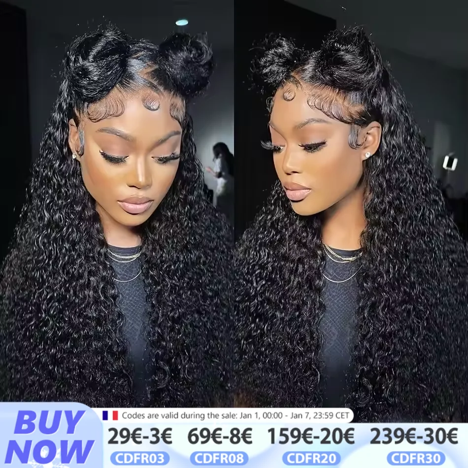 Curly Wigs Wet And Wavy Lace Frontal Wig Human Hair 13x4 13x6 Hd Lace Frontal Wig Human Hair 36 Inch Loose Deep Wave Frontal Wig