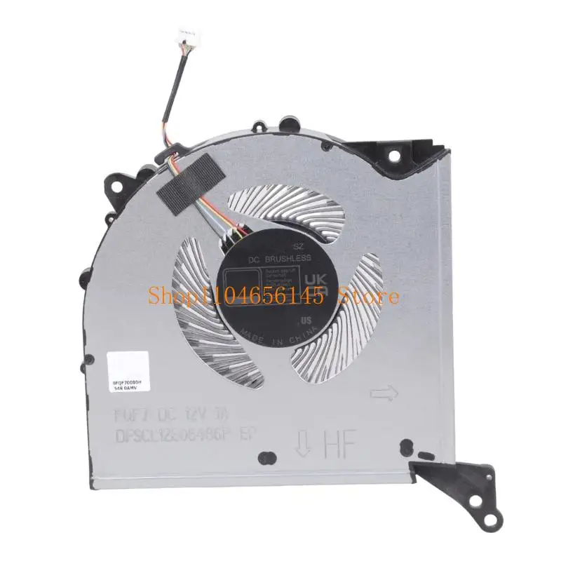 652F Laptop CPU GPU Fan For Y9000K R9000K 2023 Metal Optimized Airflows Noise Reduction Technology Heatsink